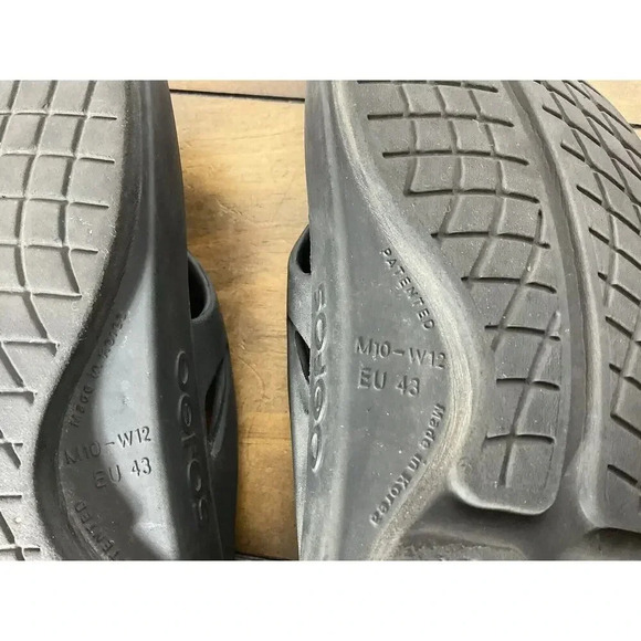 Oofos Ooriginal Unisex Recovery Flip Flop Sandals Mens 10 Womens 12 Matte Black - Picture 8 of 8